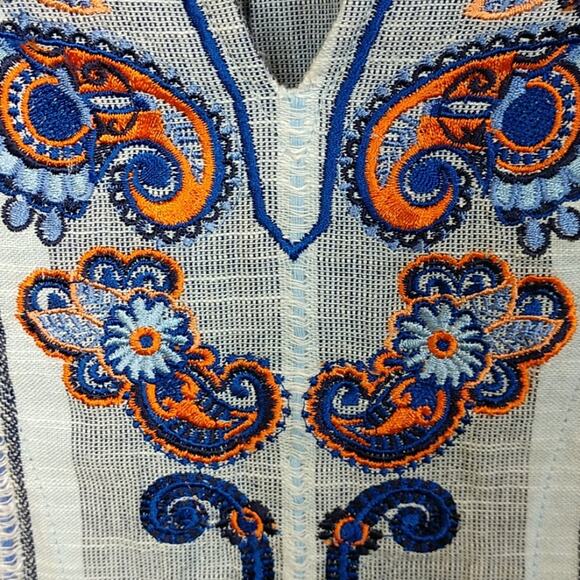 Soft Surroundings Aruba Blue Tunic size Medium - Picture 5 of 7